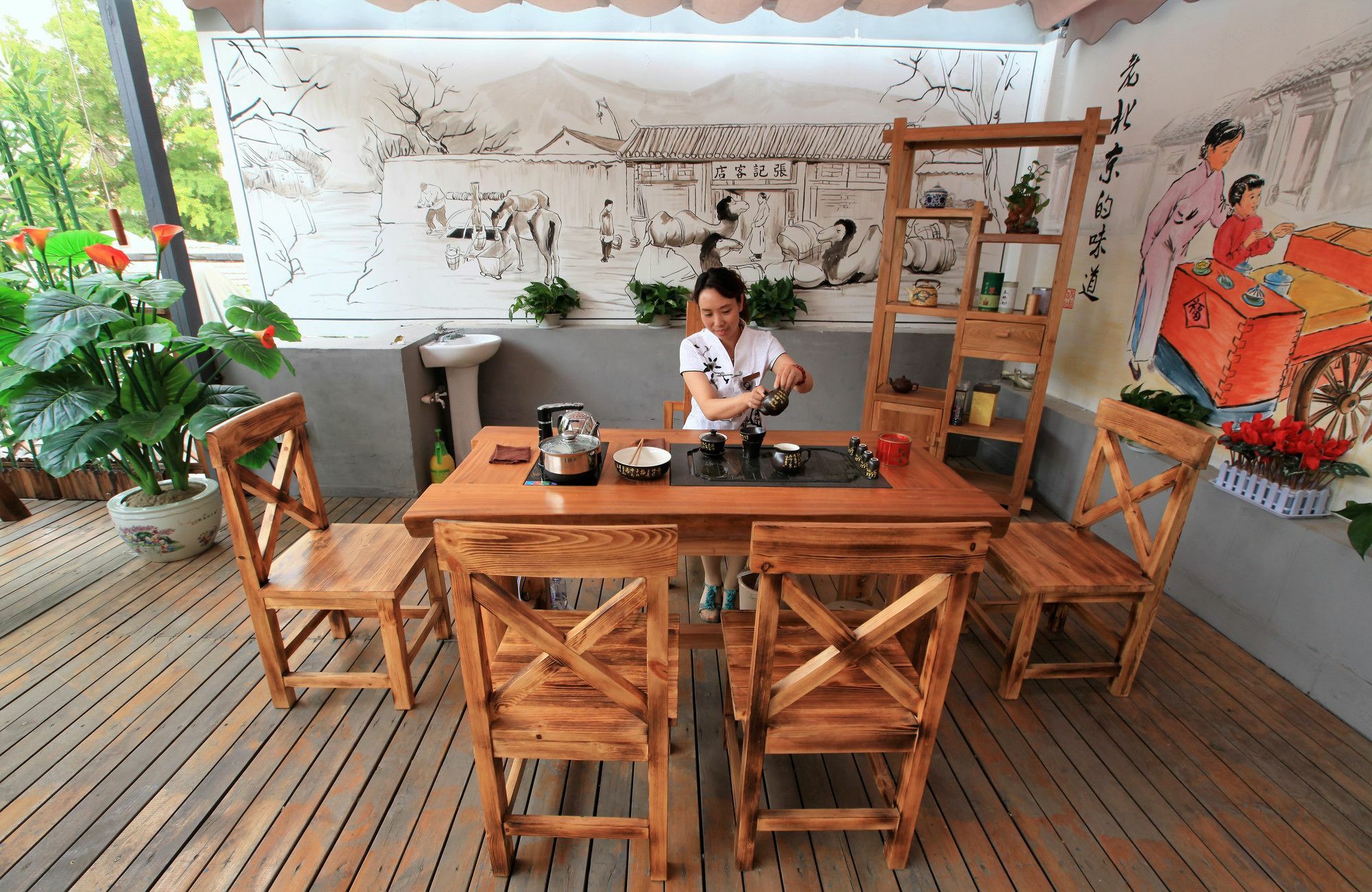 Zhantan Courtyard Hotel Пекин Екстериор снимка